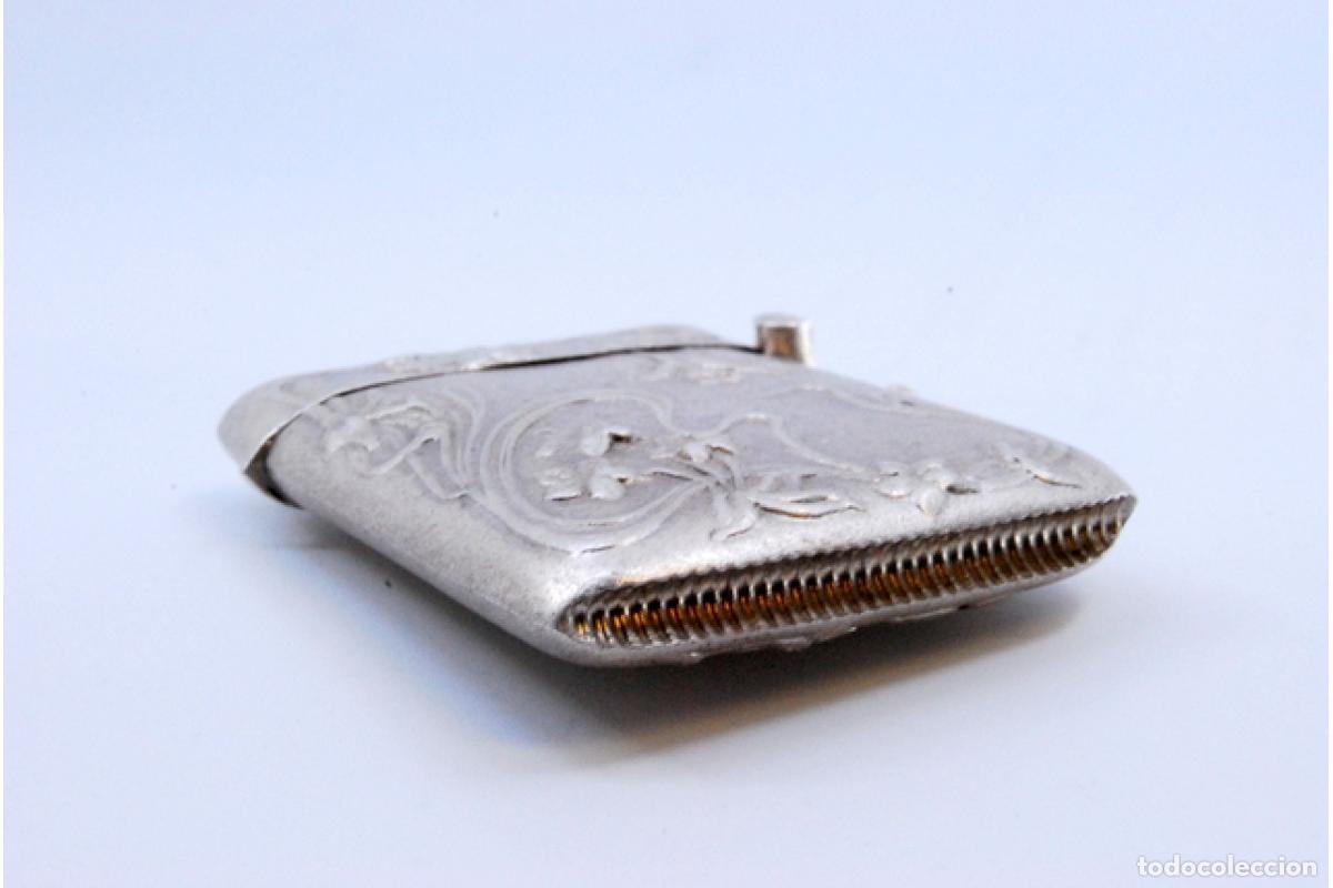 Antig&uuml;edades: Caja de cerillas de plata - Foto 6