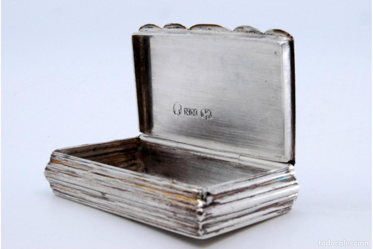 Antig&uuml;edades: Caja de cerillas de plata - Foto 4