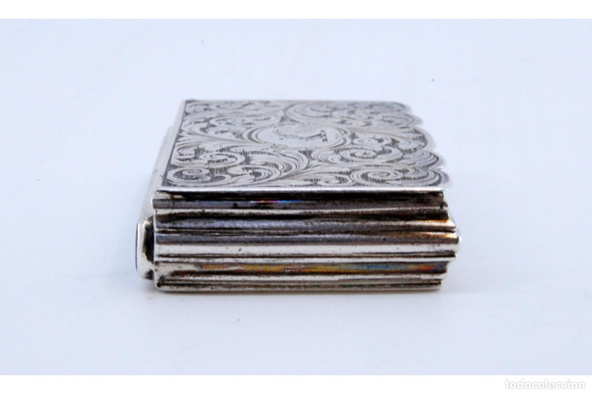 Antig&uuml;edades: Caja de cerillas de plata - Foto 5