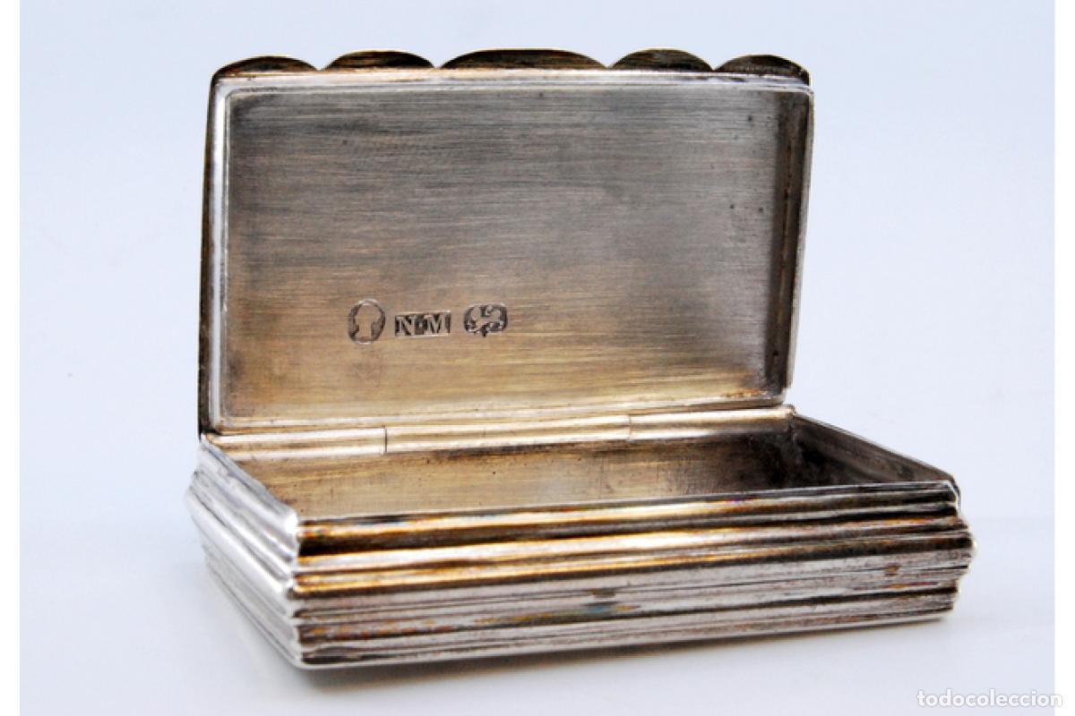 Antig&uuml;edades: Caja de cerillas de plata - Foto 9