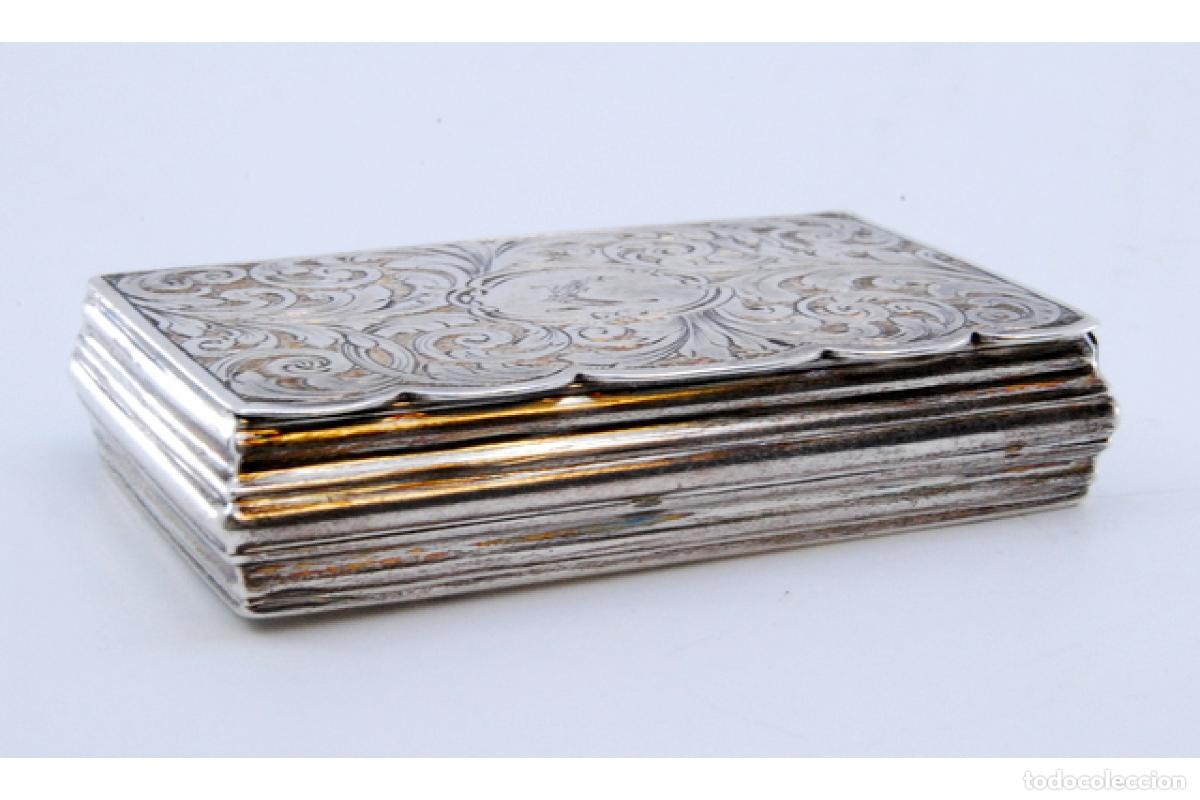 Antig&uuml;edades: Caja de cerillas de plata - Foto 10