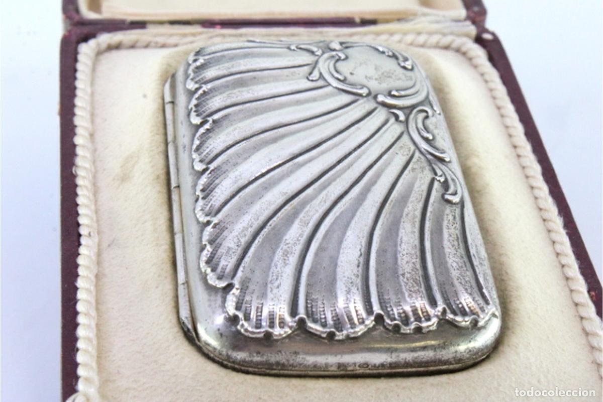 Antig&uuml;edades: Caja de cigarrillos, en plata - Foto 3