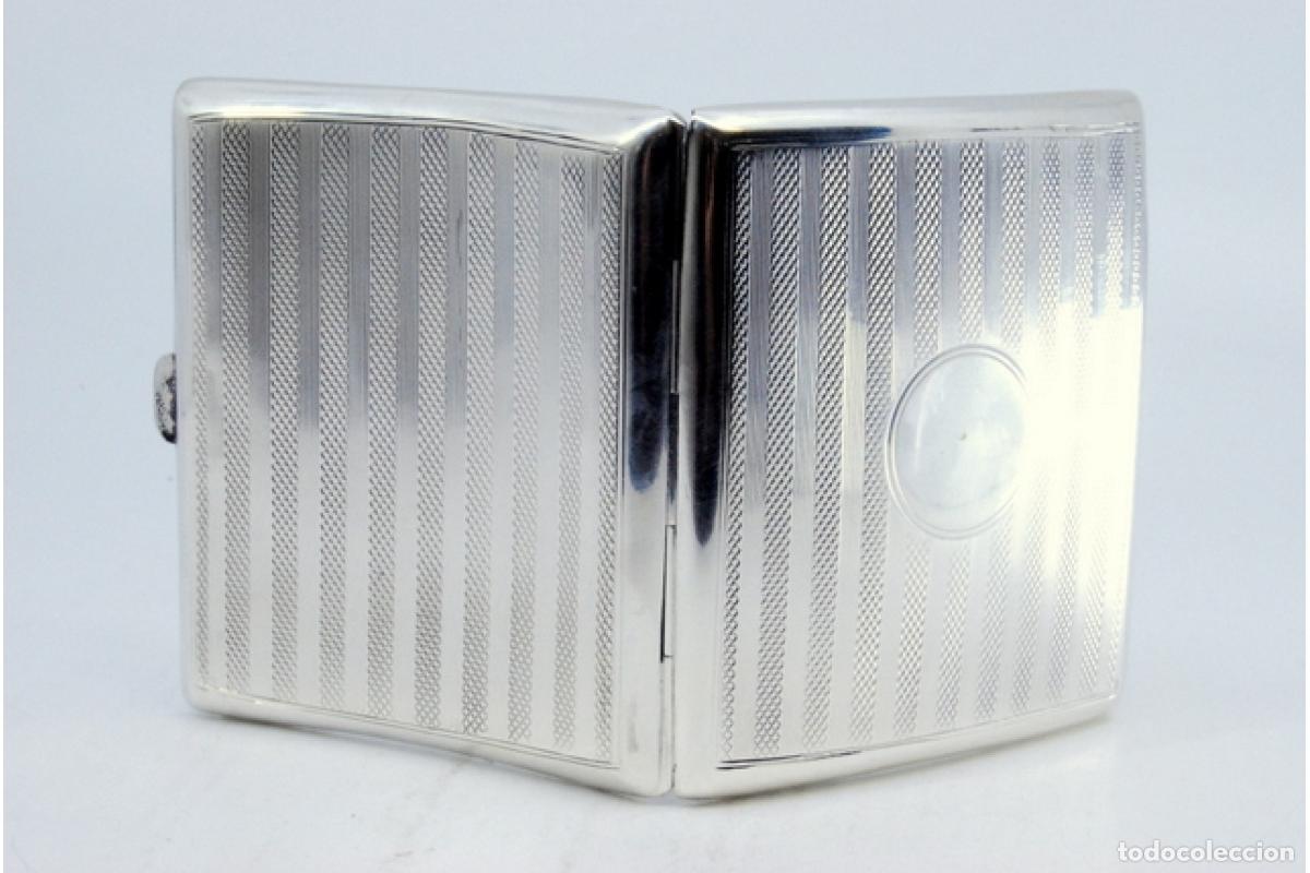 Antig&uuml;edades: Caja de cigarrillos, en plata - Foto 8