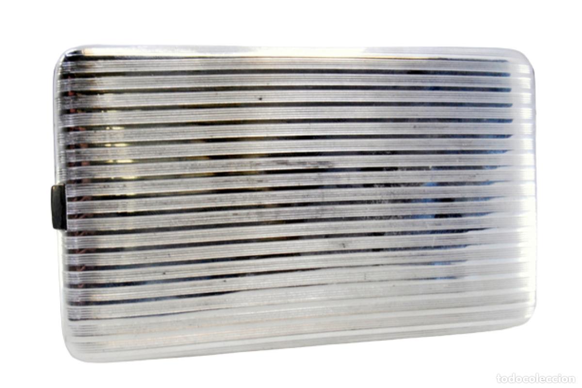 Antig&uuml;edades: Caja de cigarrillos, en plata - Foto 1