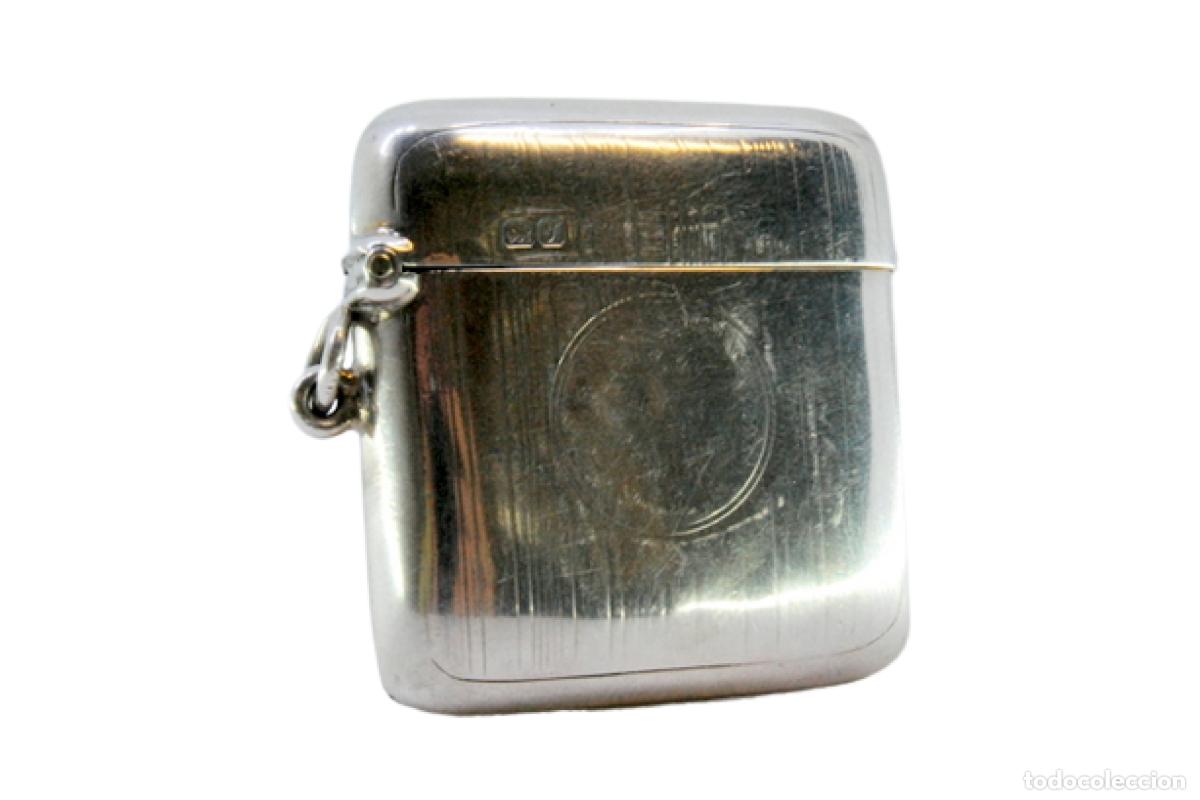 Antig&uuml;edades: Caja de cerillas de plata - Foto 1