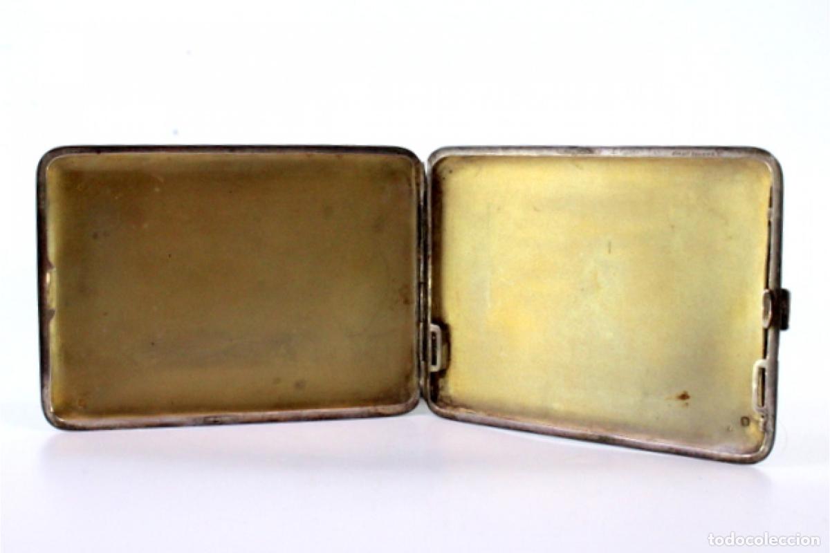 Antig&uuml;edades: Caja de cigarrillos, en plata - Foto 2