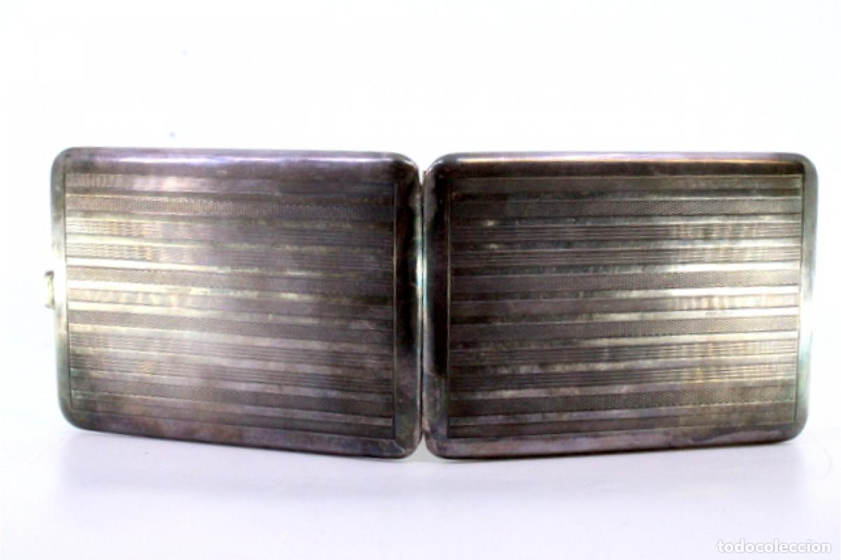 Antig&uuml;edades: Caja de cigarrillos, en plata - Foto 3