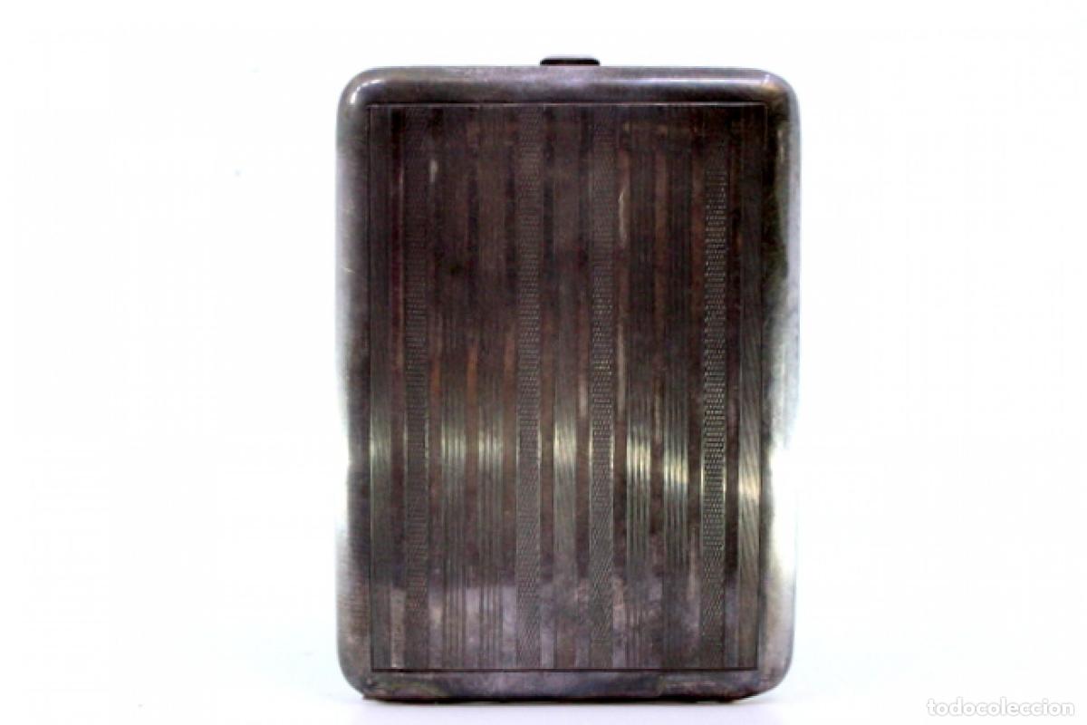 Antig&uuml;edades: Caja de cigarrillos, en plata - Foto 5