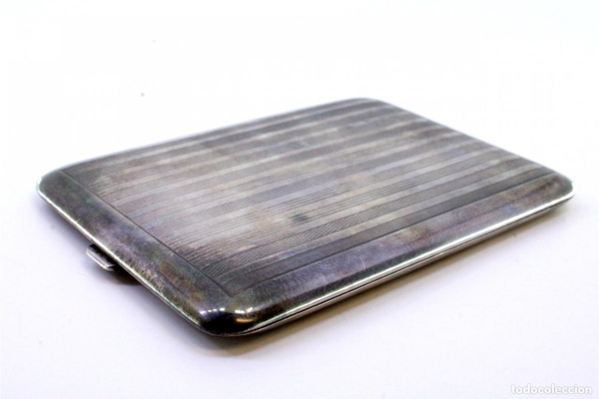 Antig&uuml;edades: Caja de cigarrillos, en plata - Foto 7