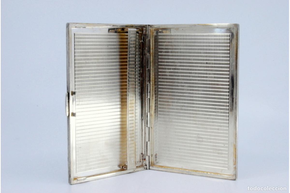 Antig&uuml;edades: Caja de cigarrillos, en plata - Foto 2