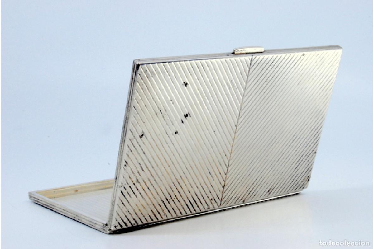 Antig&uuml;edades: Caja de cigarrillos, en plata - Foto 3
