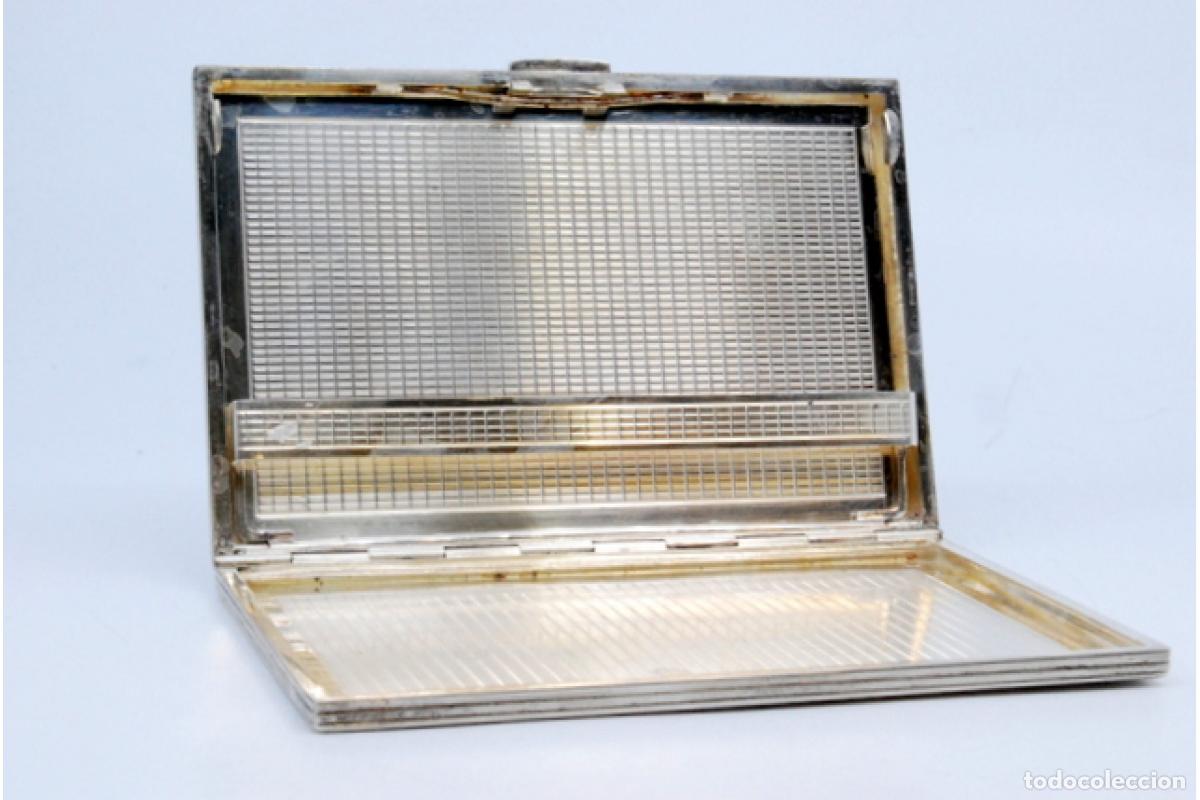 Antig&uuml;edades: Caja de cigarrillos, en plata - Foto 4