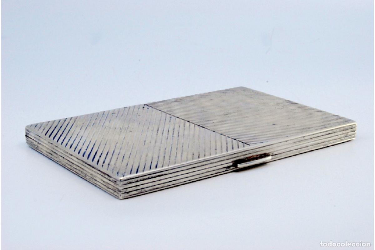 Antig&uuml;edades: Caja de cigarrillos, en plata - Foto 6