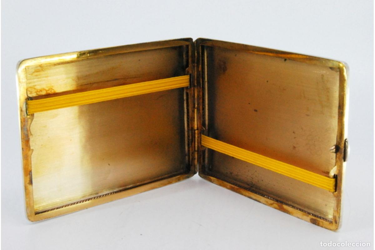 Antig&uuml;edades: Caja de cigarrillos, en plata - Foto 5