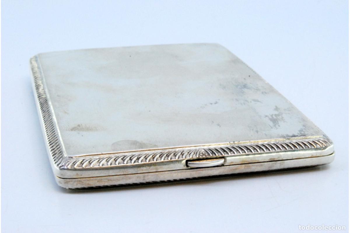 Antig&uuml;edades: Caja de cigarrillos, en plata - Foto 7