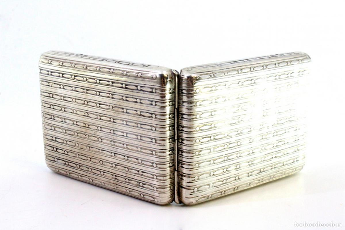 Antig&uuml;edades: Caja de cerillas de plata - Foto 2