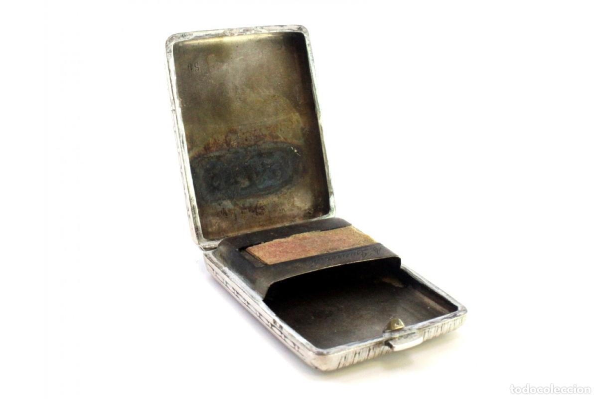 Antig&uuml;edades: Caja de cerillas de plata - Foto 6