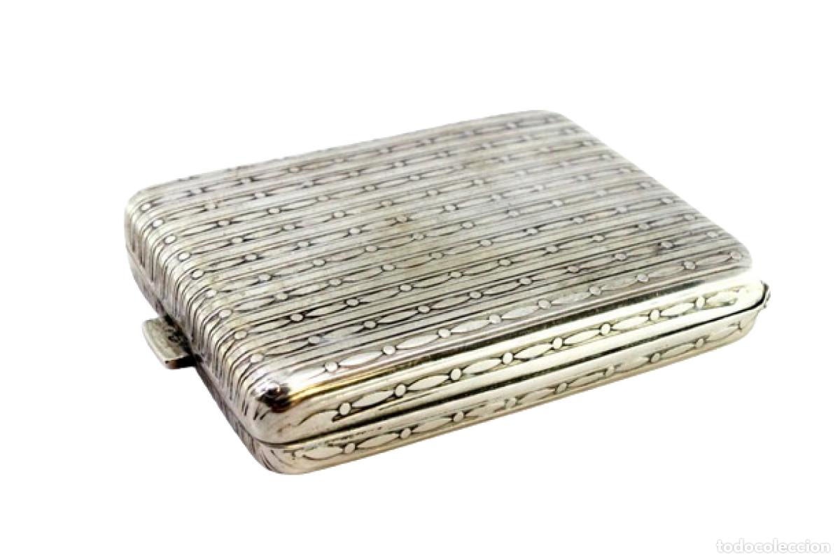 Antig&uuml;edades: Caja de cerillas de plata - Foto 1