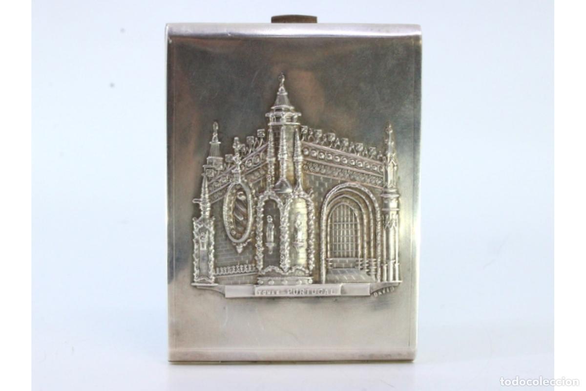 Antig&uuml;edades: Caja de cigarrillos, en plata - Foto 3