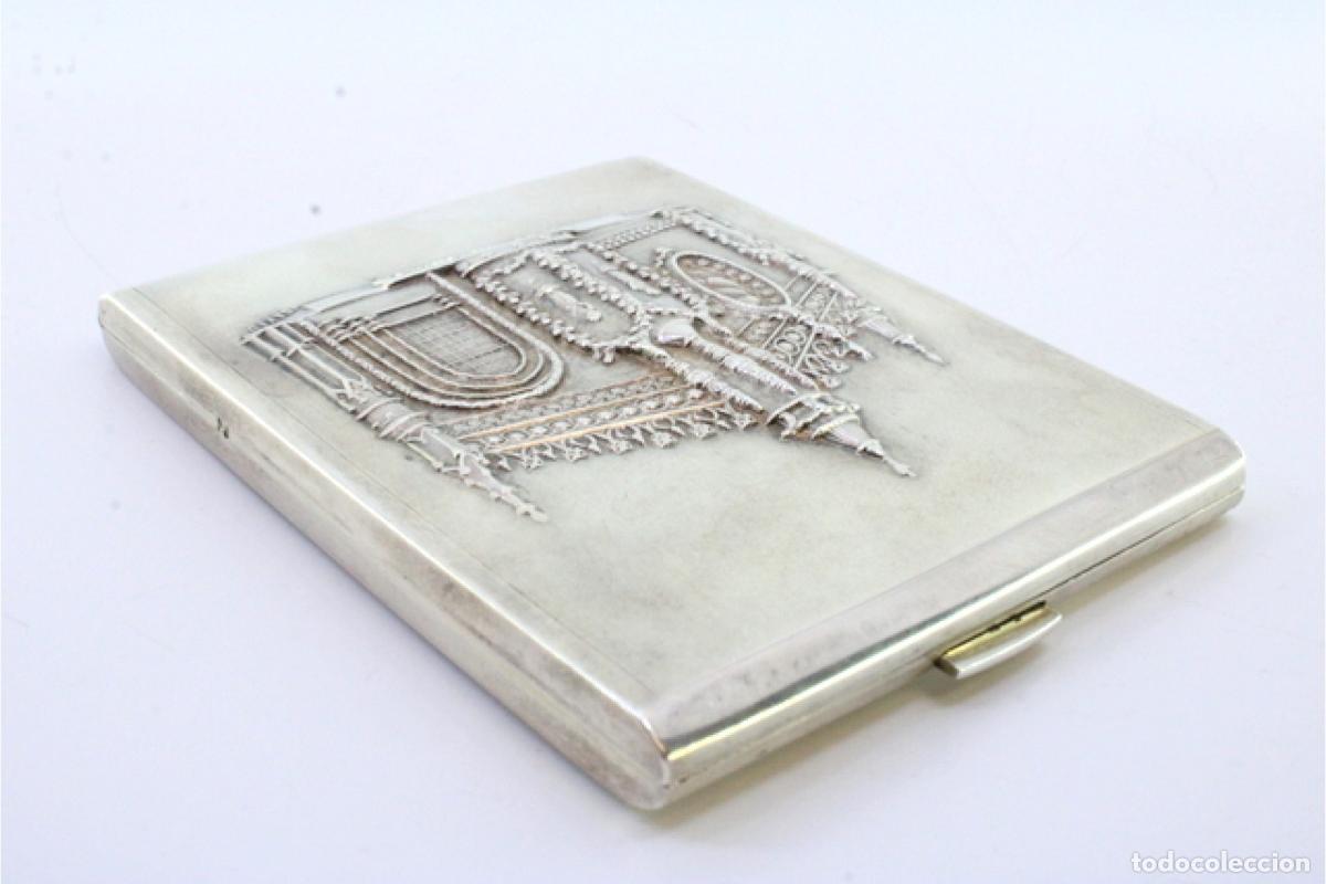 Antig&uuml;edades: Caja de cigarrillos, en plata - Foto 7
