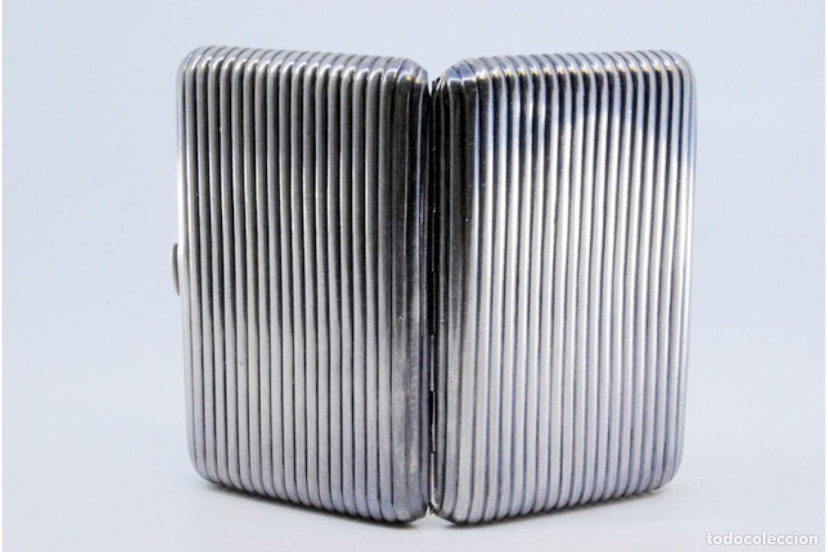 Antig&uuml;edades: Caja de cigarrillos, en plata - Foto 5