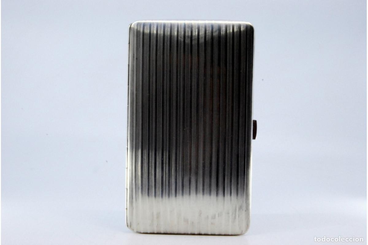 Antig&uuml;edades: Caja de cigarrillos, en plata - Foto 3