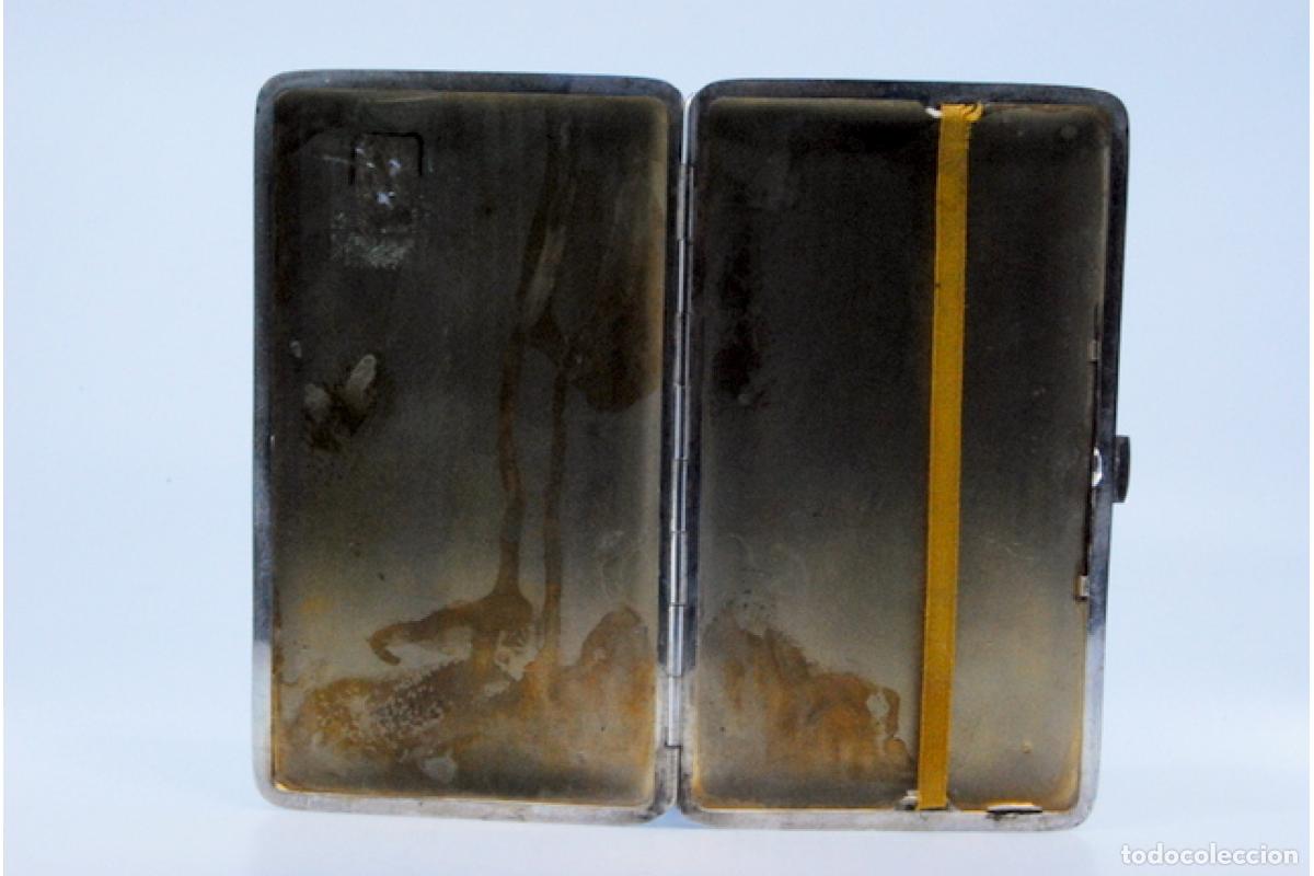 Antig&uuml;edades: Caja de cigarrillos, en plata - Foto 4