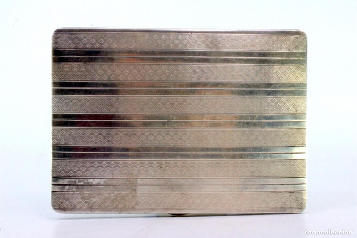 Antig&uuml;edades: Caja de cigarrillos, en plata - Foto 2