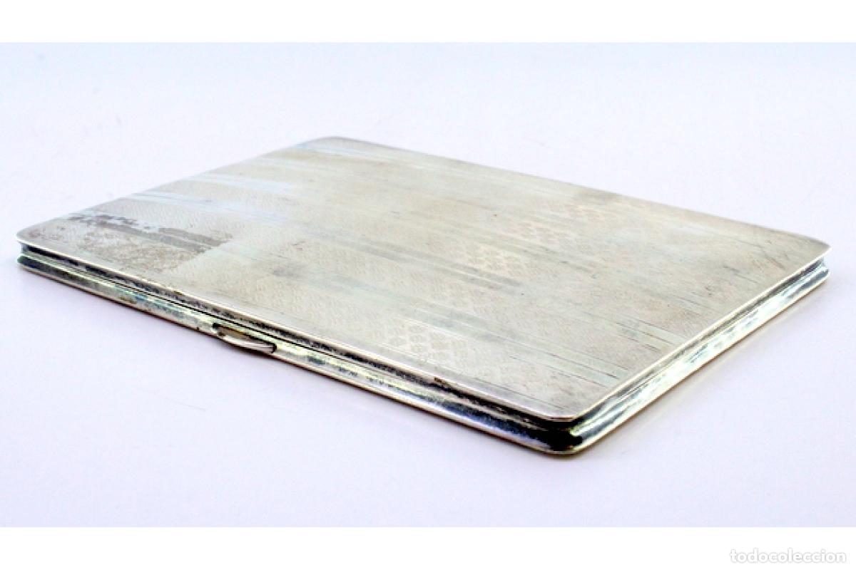 Antig&uuml;edades: Caja de cigarrillos, en plata - Foto 7
