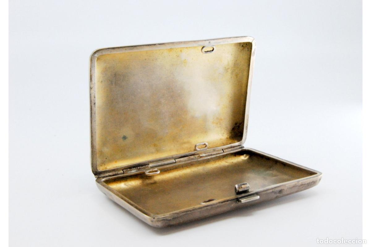 Antig&uuml;edades: Caja de cigarrillos, en plata - Foto 2