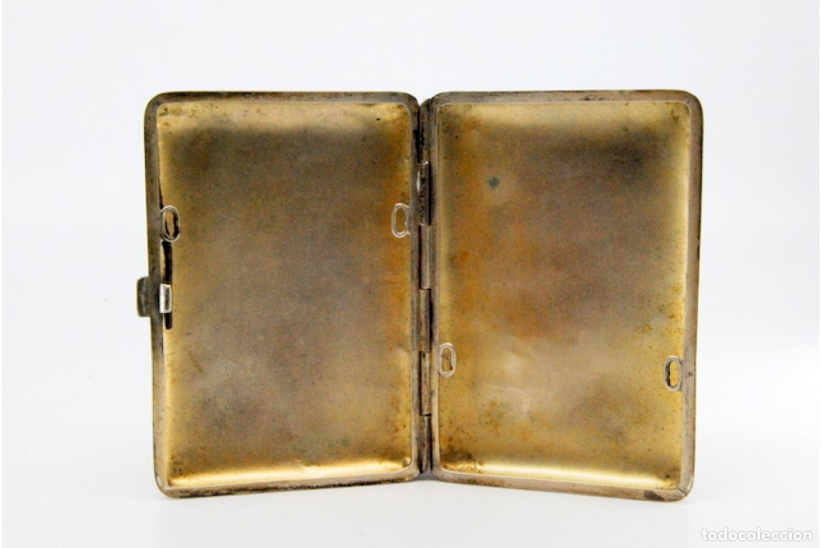 Antig&uuml;edades: Caja de cigarrillos, en plata - Foto 7