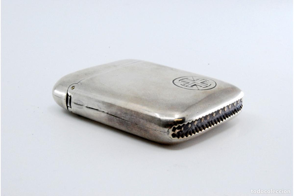 Antig&uuml;edades: Caja de cerillas de plata - Foto 9