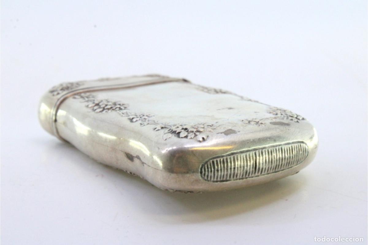 Antig&uuml;edades: Caja de cerillas de plata - Foto 2