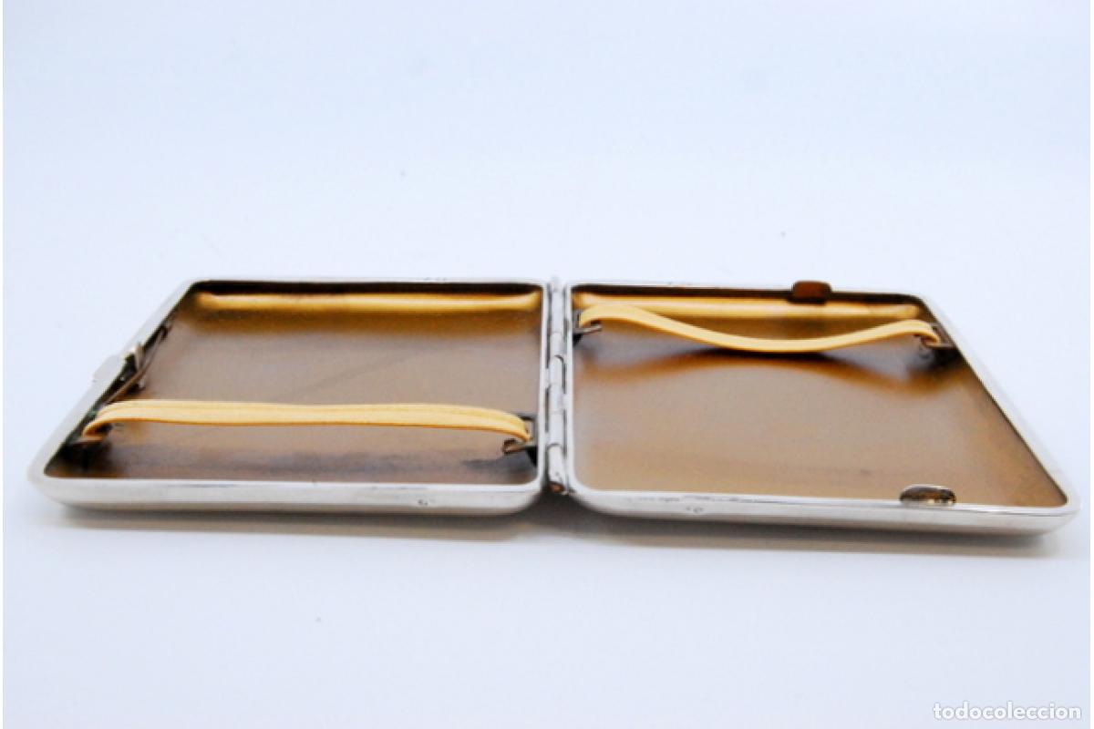 Antig&uuml;edades: Caja de cigarrillos, en plata - Foto 3