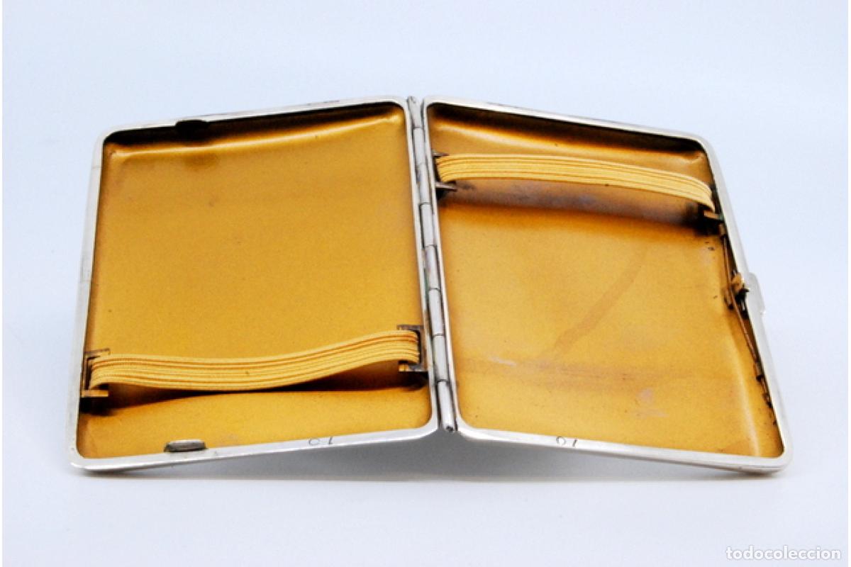 Antig&uuml;edades: Caja de cigarrillos, en plata - Foto 7