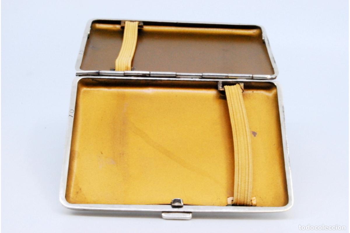Antig&uuml;edades: Caja de cigarrillos, en plata - Foto 8