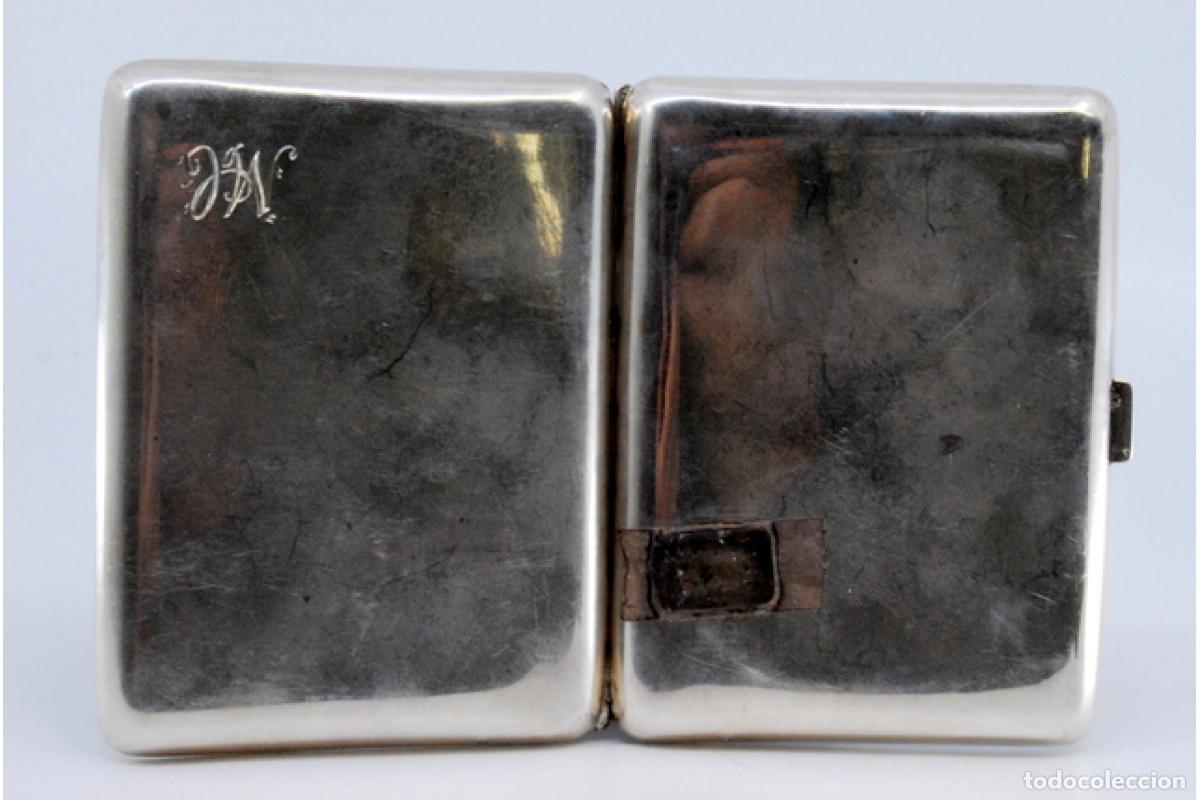 Antig&uuml;edades: Caja de cigarrillos, en plata - Foto 9