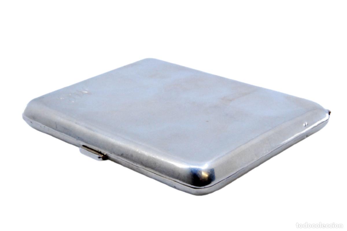 Antig&uuml;edades: Caja de cigarrillos, en plata - Foto 1