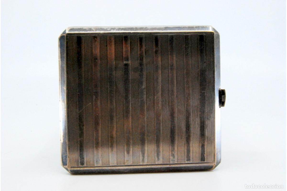Antig&uuml;edades: Caja de cigarrillos, en plata - Foto 5