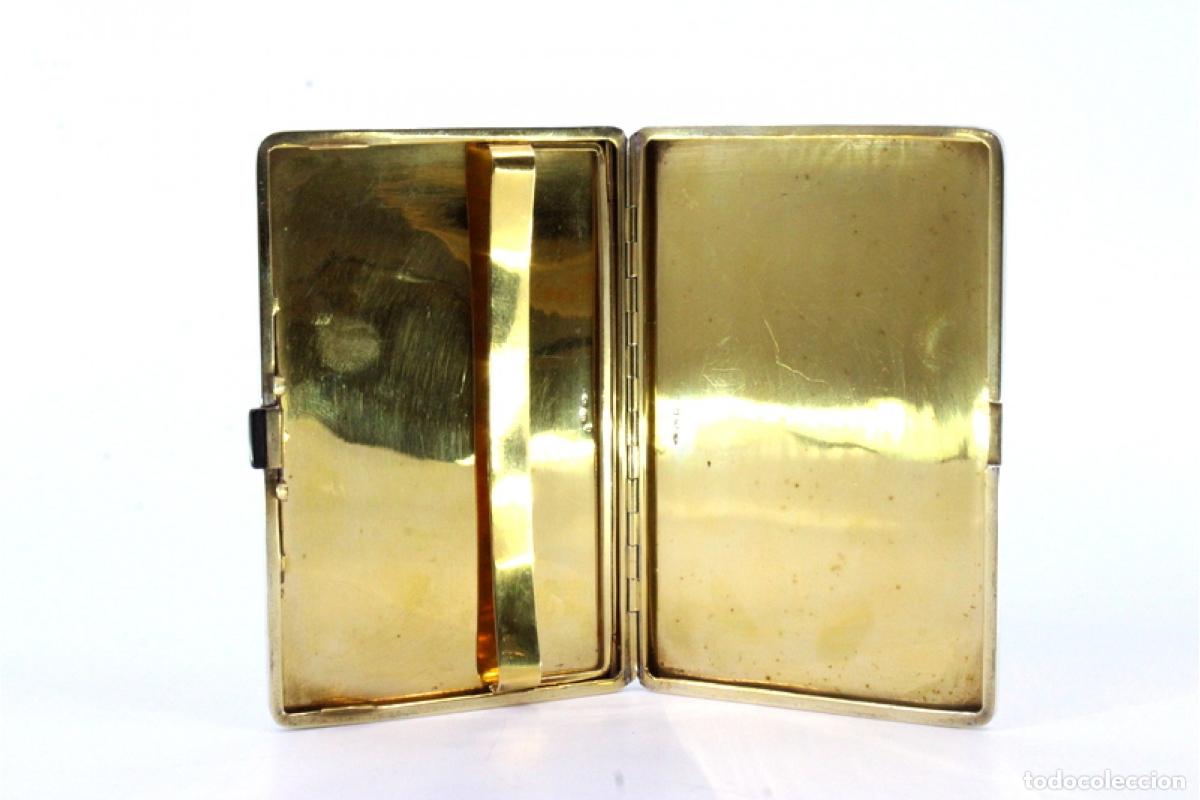 Antig&uuml;edades: Caja de cigarrillos, en plata - Foto 2