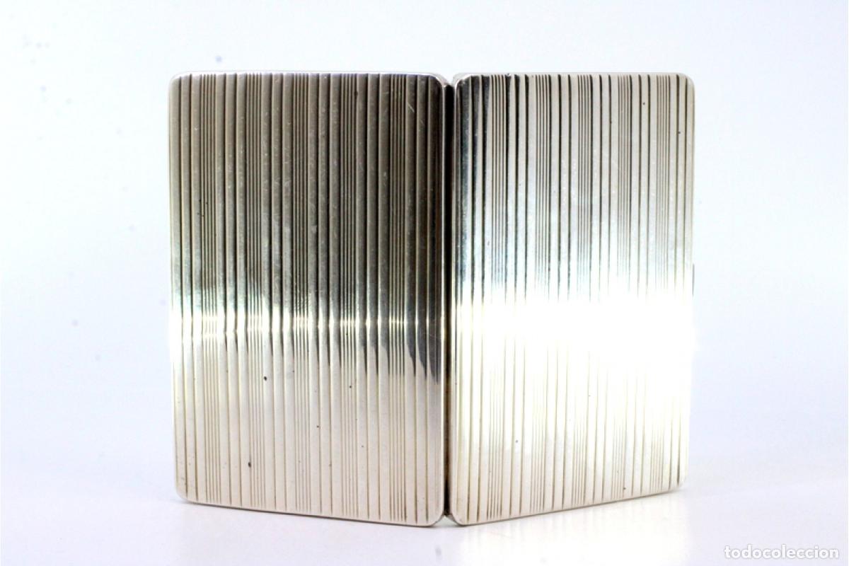 Antig&uuml;edades: Caja de cigarrillos, en plata - Foto 3