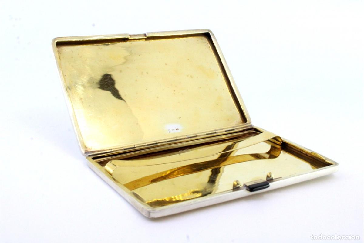Antig&uuml;edades: Caja de cigarrillos, en plata - Foto 4