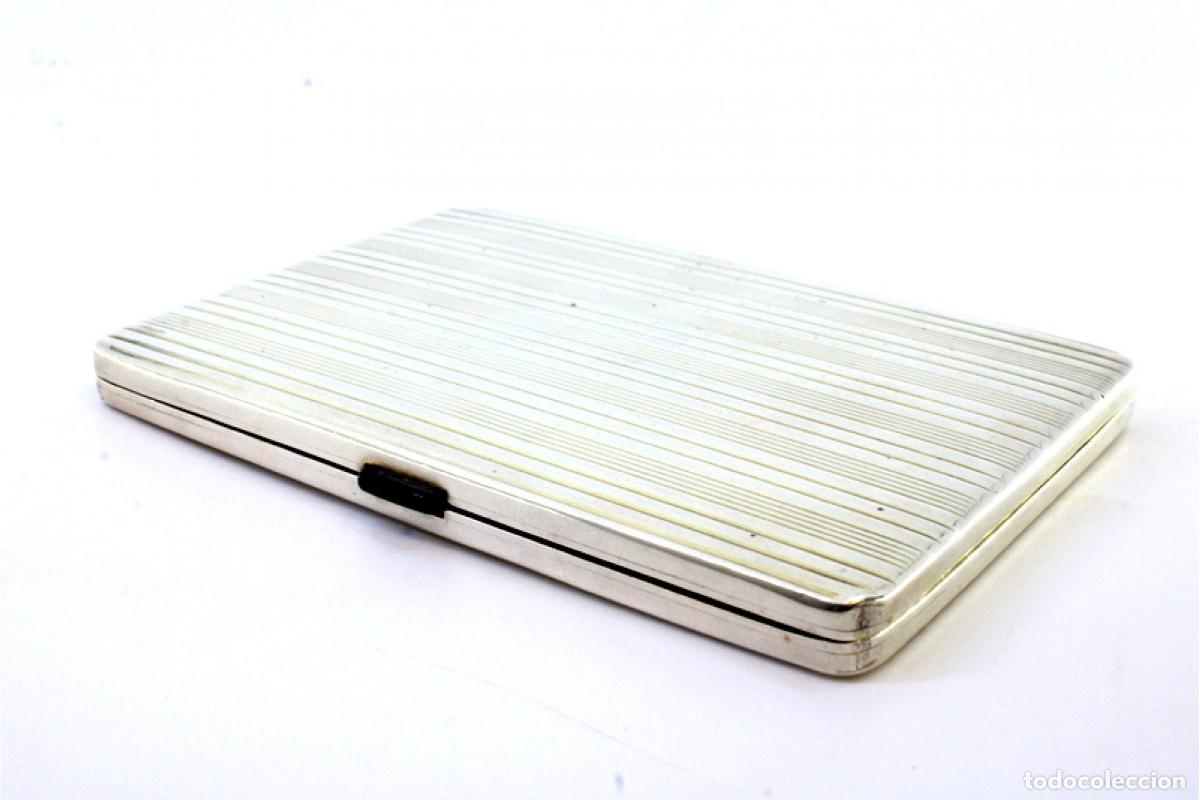 Antig&uuml;edades: Caja de cigarrillos, en plata - Foto 5