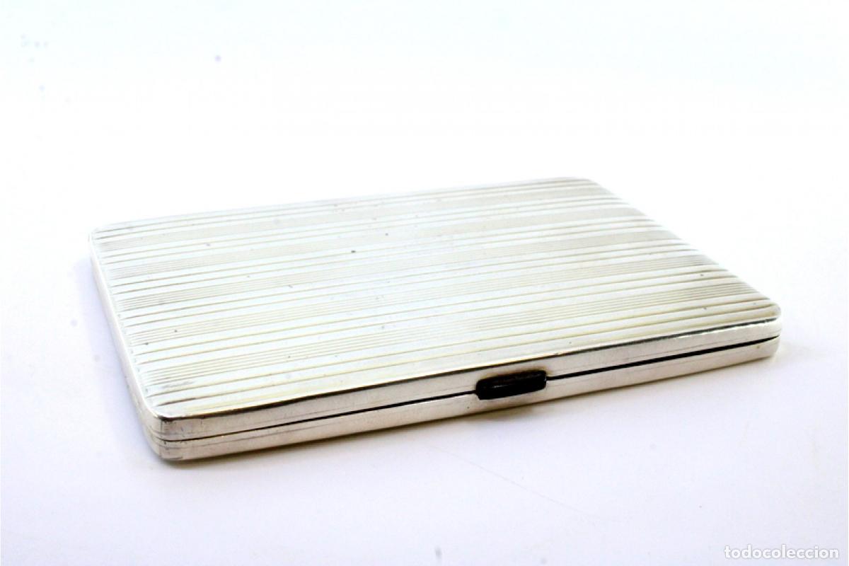 Antig&uuml;edades: Caja de cigarrillos, en plata - Foto 7