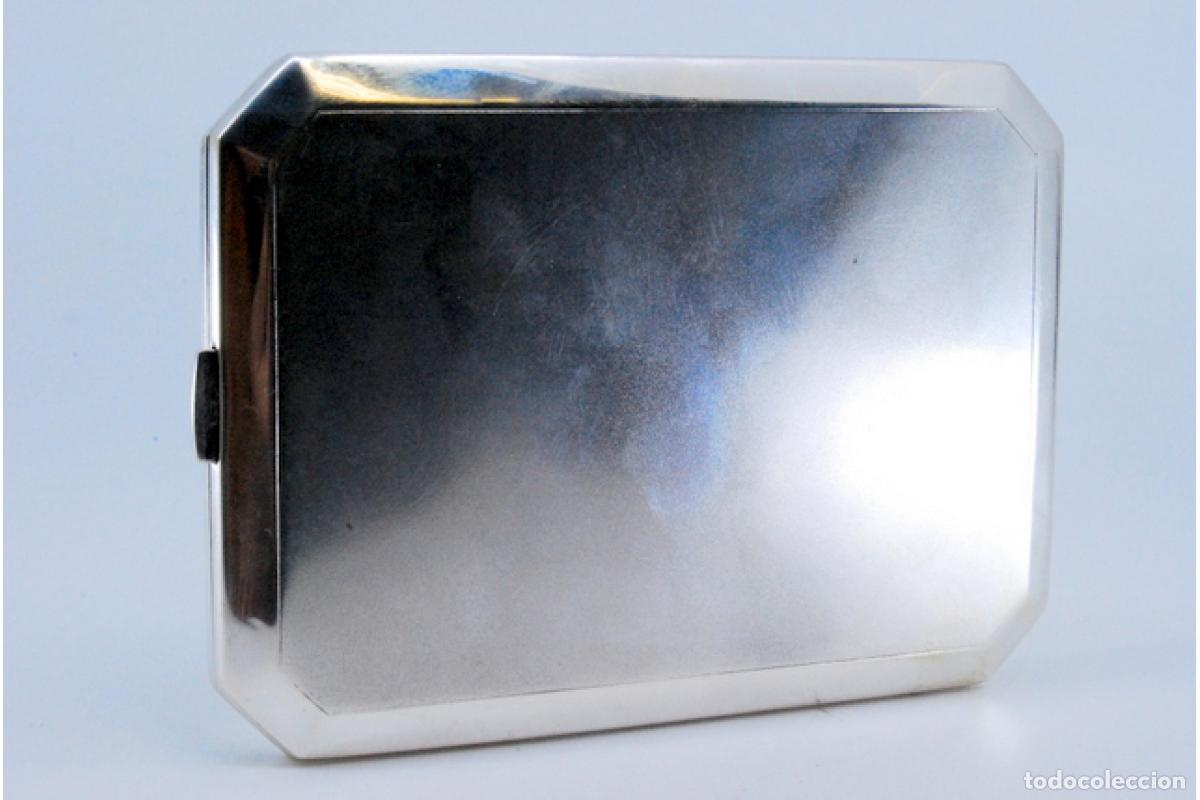 Antig&uuml;edades: Caja de cigarrillos, en plata - Foto 2
