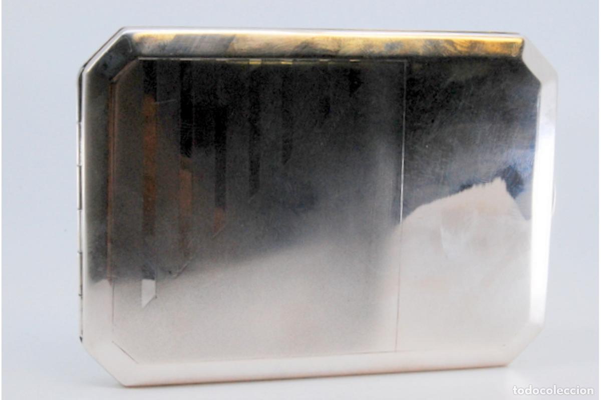 Antig&uuml;edades: Caja de cigarrillos, en plata - Foto 3