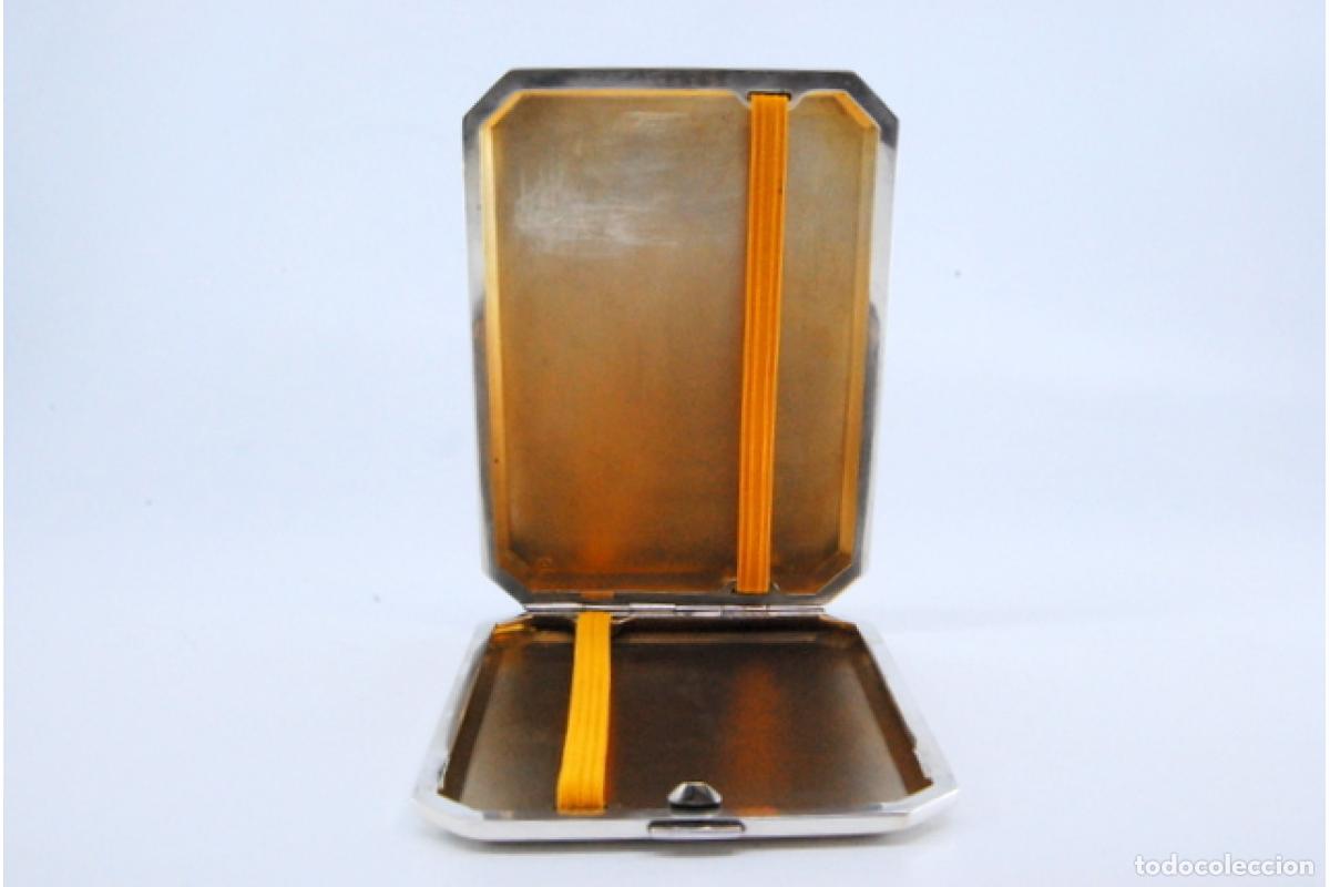 Antig&uuml;edades: Caja de cigarrillos, en plata - Foto 5