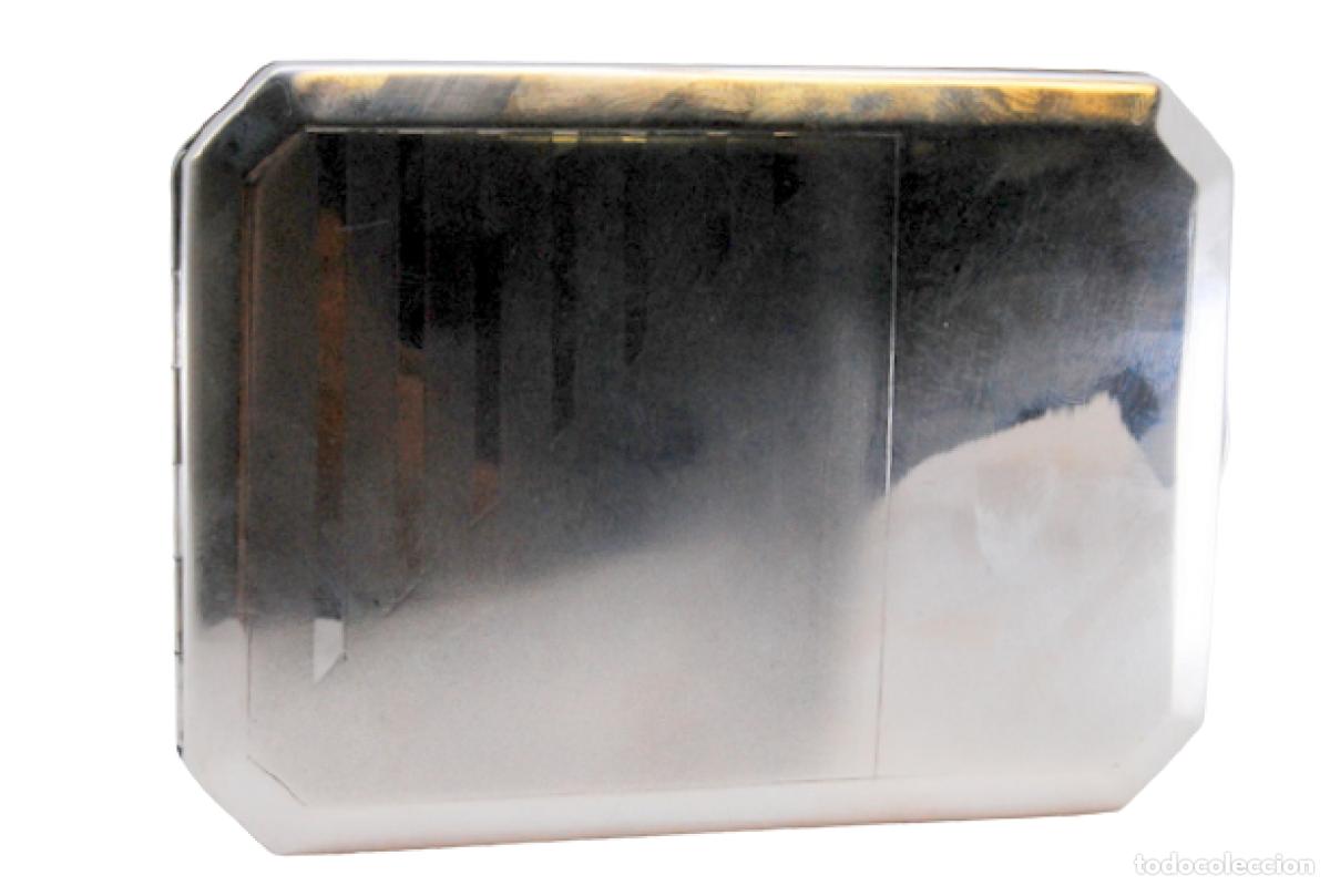 Antig&uuml;edades: Caja de cigarrillos, en plata - Foto 1