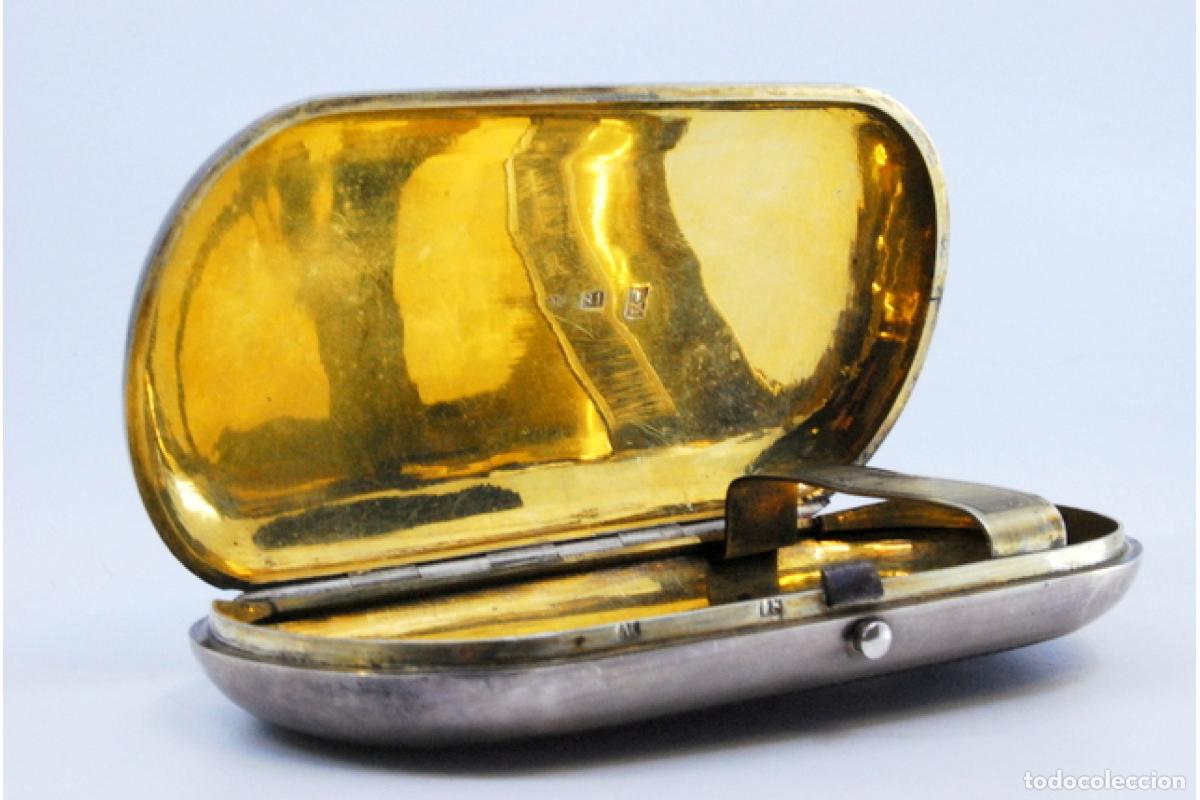 Antig&uuml;edades: Caja de cigarrillos, en plata - Foto 5