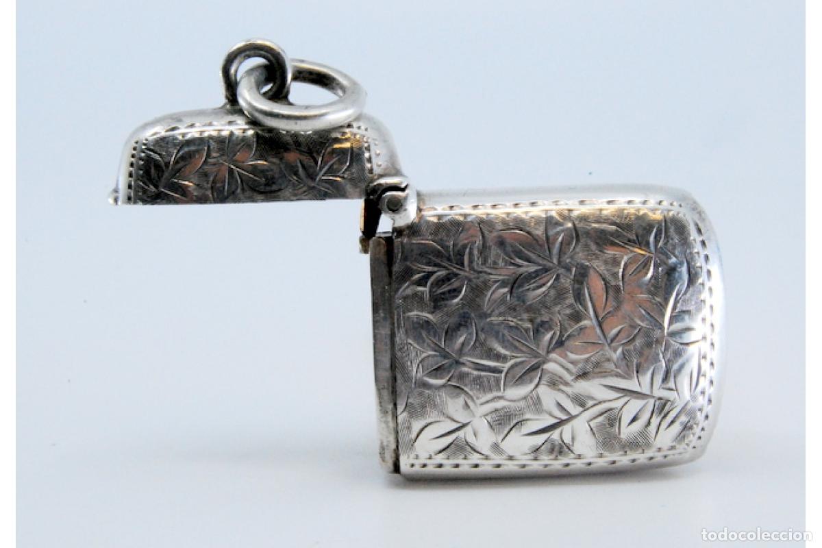 Antig&uuml;edades: Caja de cerillas de plata - Foto 6